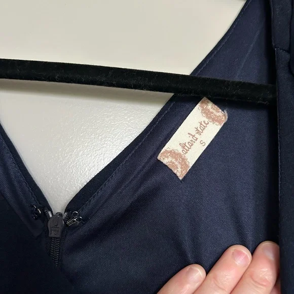 Navy Blue Altar’d state Sleeveless Romper - Picture 3 of 4